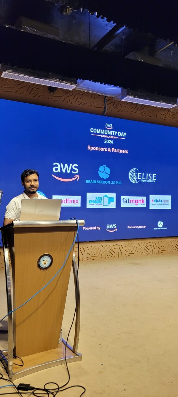 Community day event photo at AIUB campus